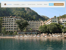 Tablet Screenshot of hotelgolmarbeach.com